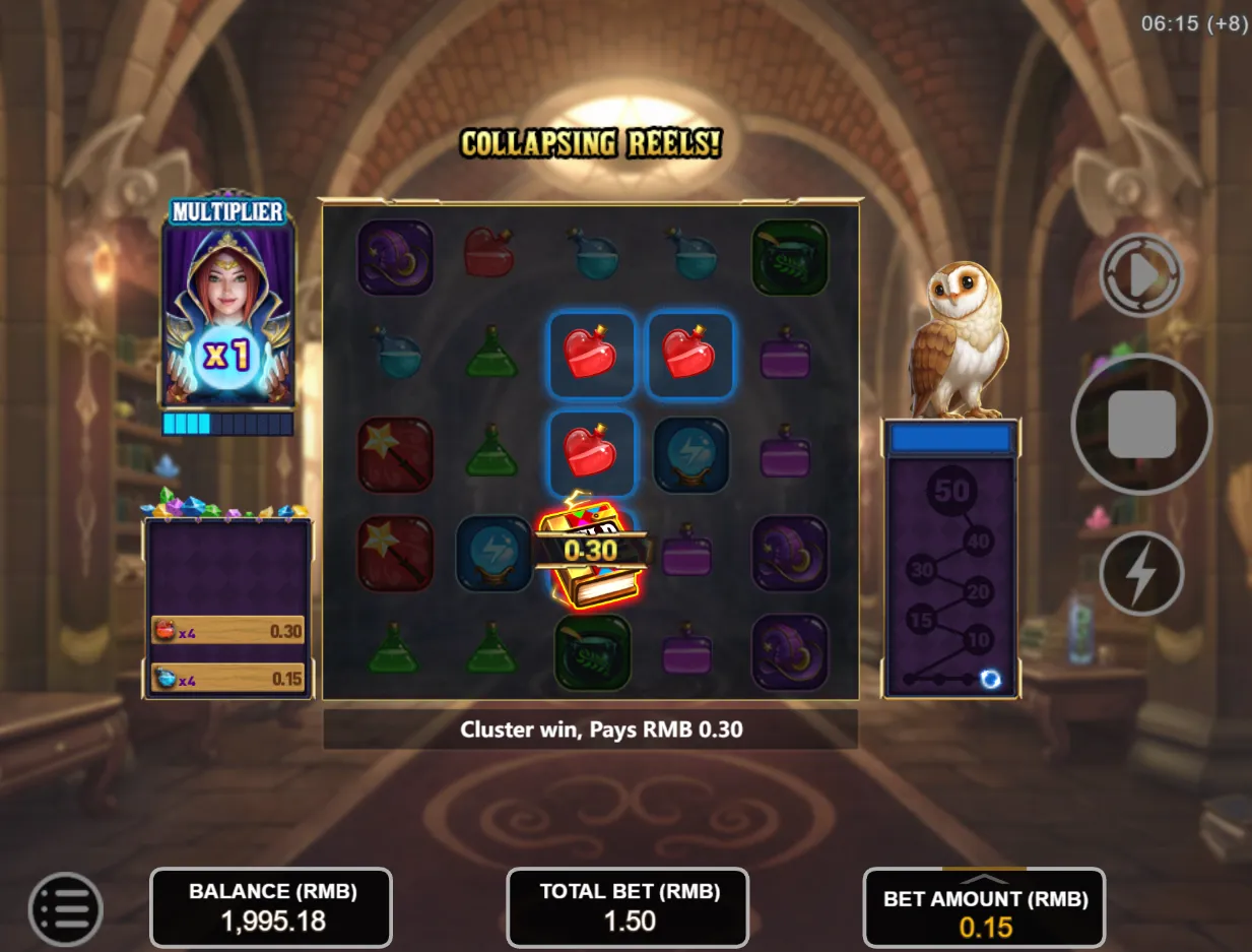 Magic Tower: Cluster Win Slot